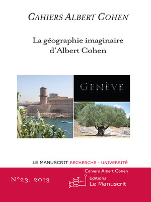 cover image of Cahiers Albert Cohen N°23